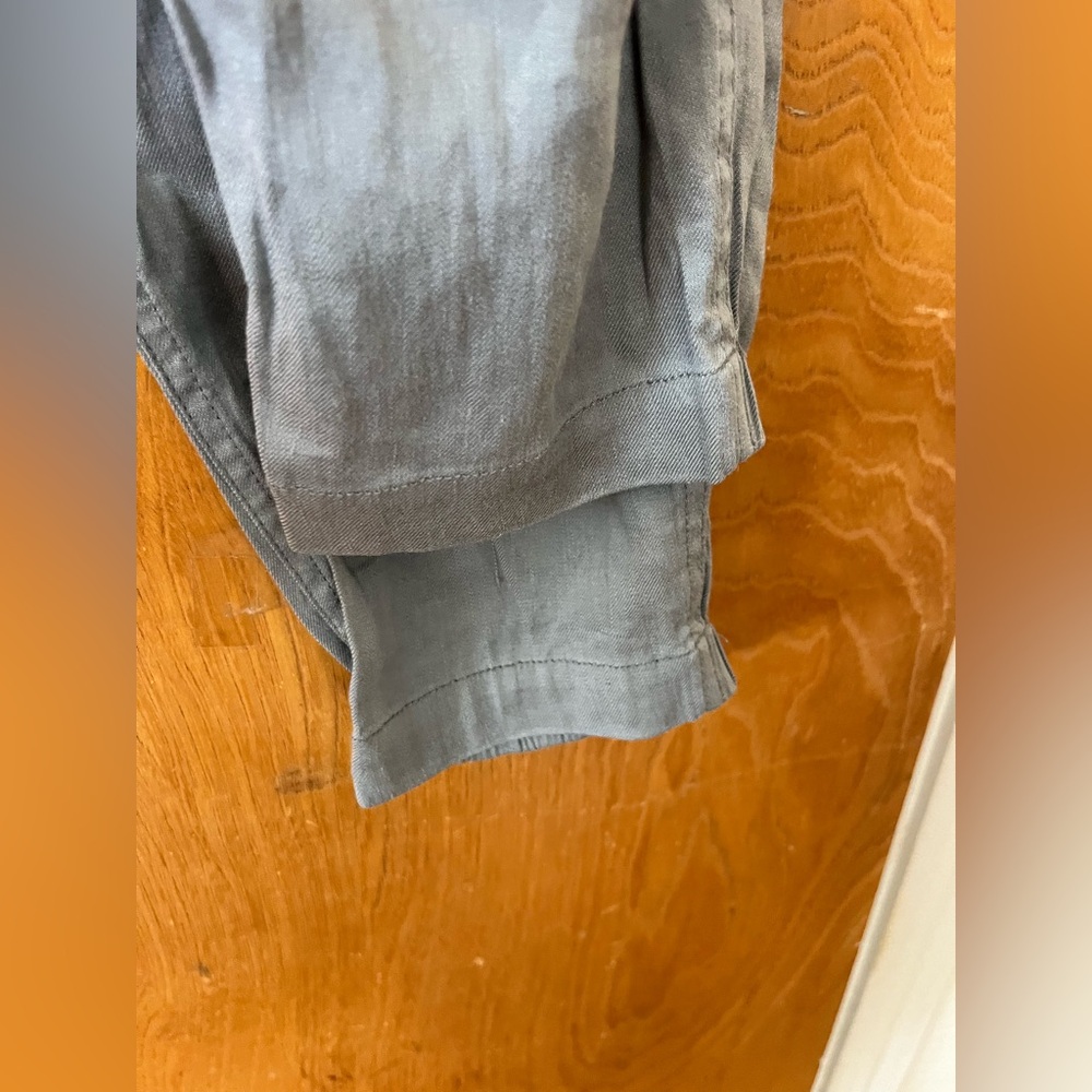 Vince Gray linen cargo Joggers with Modern Tapered Fit 6 - Picture 5 of 9